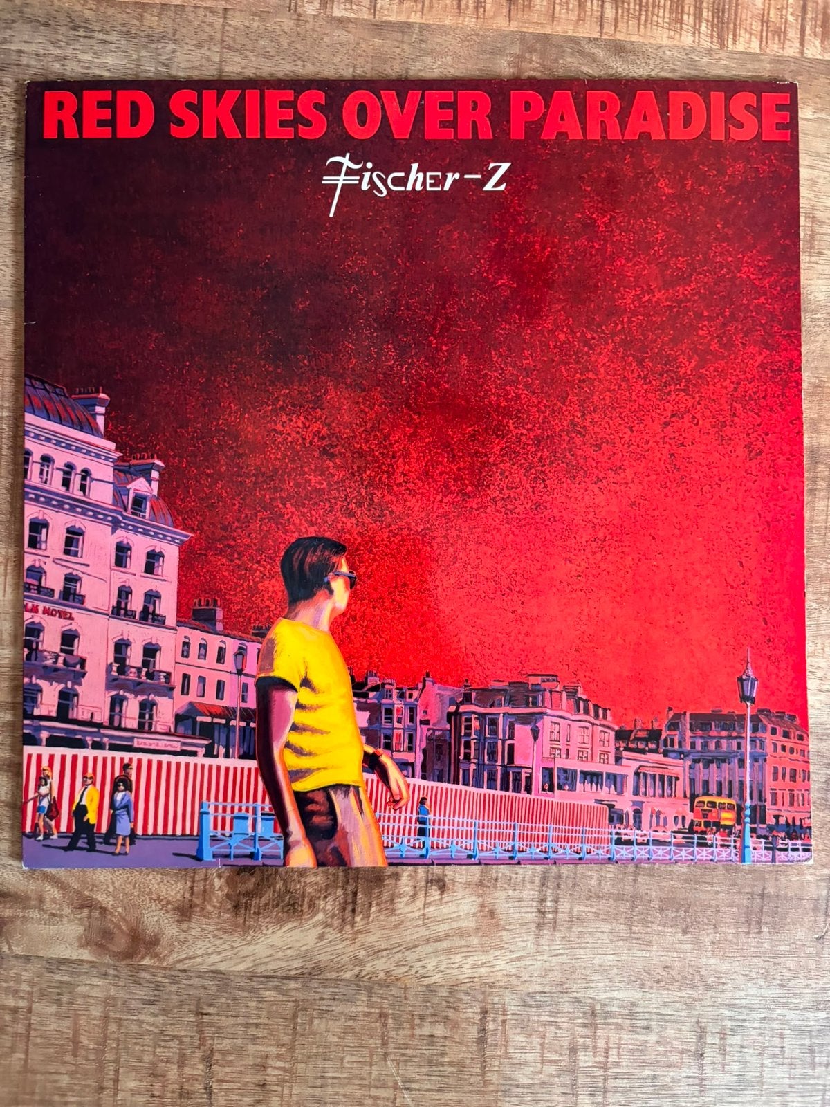Lp Fischer-Z - Red Skies Over Paradise  (1981), LP, Gebruikt, Verzenden, 12 inch