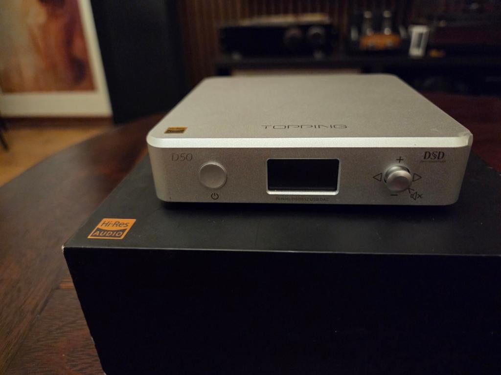 Topping D50 Dac met Verpakking, Ophalen of Verzenden, Zo goed als nieuw