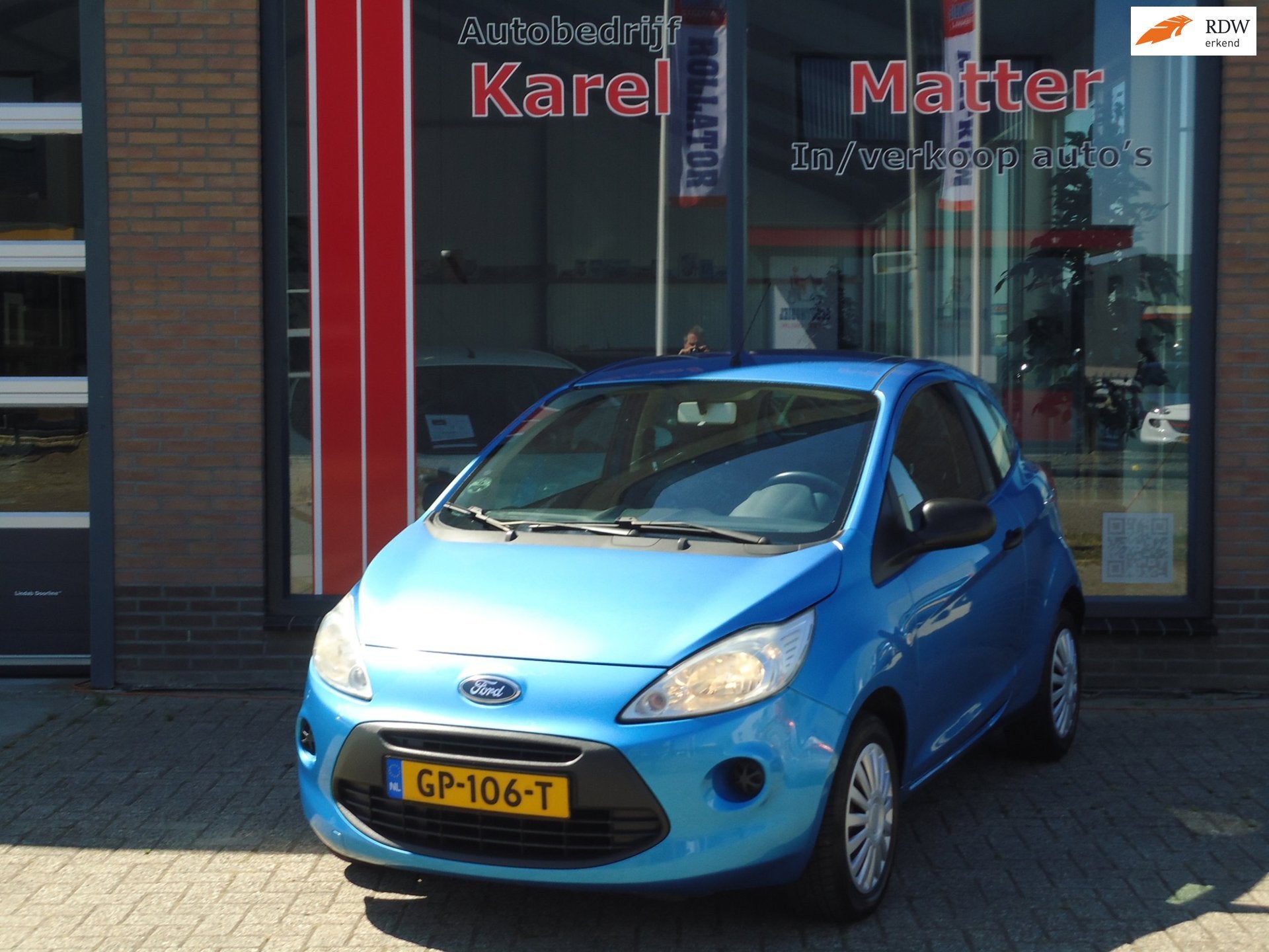 Ford Ka 1.2 Limited start/stop *WEINIG KM'S* *APK T/M 25-07-, Auto's, Voorwielaandrijving, Euro 5, Stof, Gebruikt