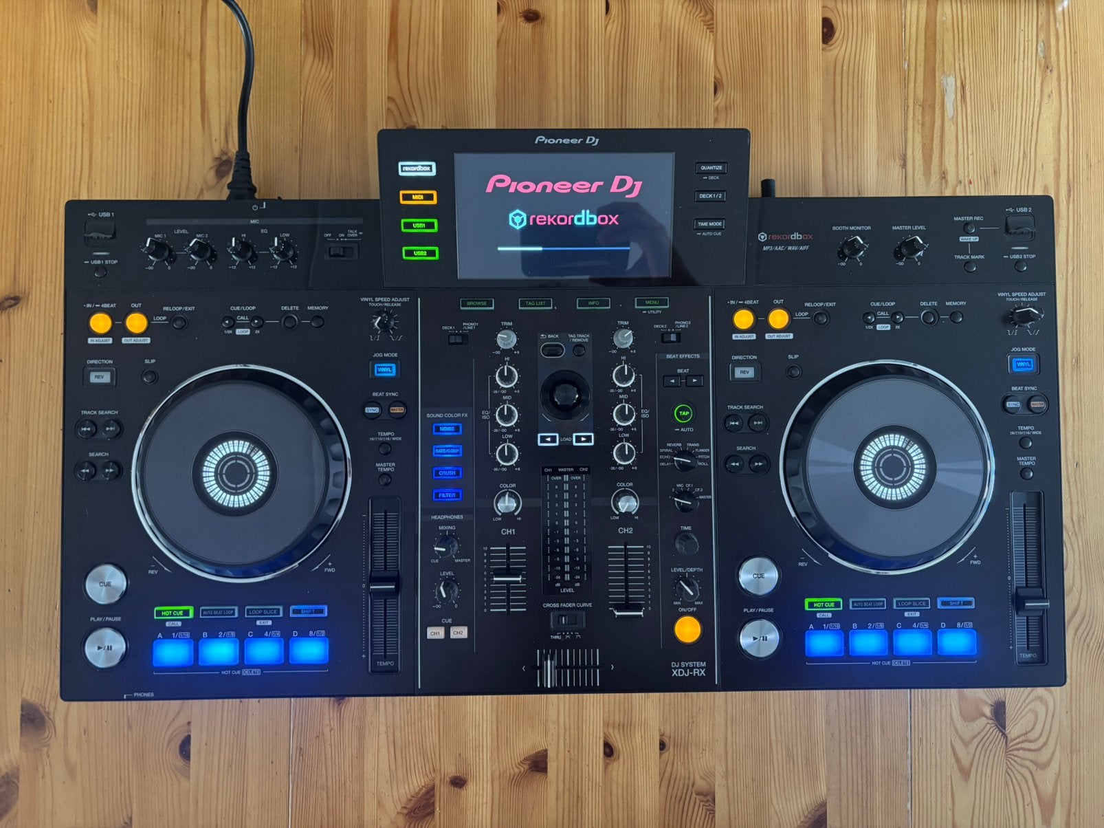 Pioneer XDJ-RX + Flight Case, Ophalen, Zo goed als nieuw, Pioneer