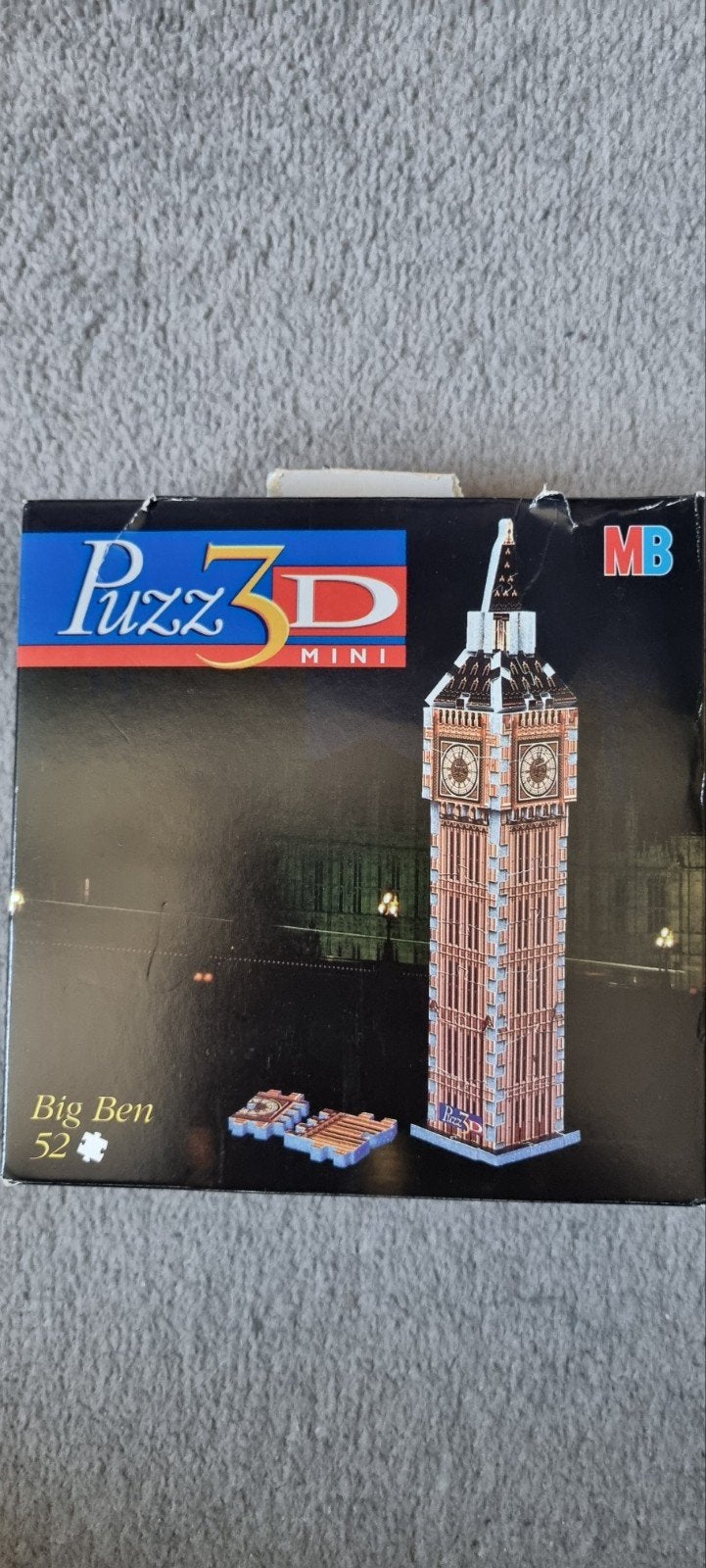 Mini 3D puzzel Big Ben, Hobby en Vrije tijd, Denksport en Puzzels, Ophalen of Verzenden, Minder dan 500 stukjes, Rubik's of 3D-puzzel