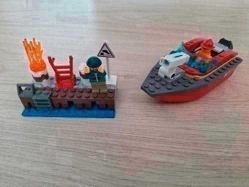 Lego City Brandweer set - Gebruikt, zonder boekje, Lego, Ophalen of Verzenden, Complete set, City