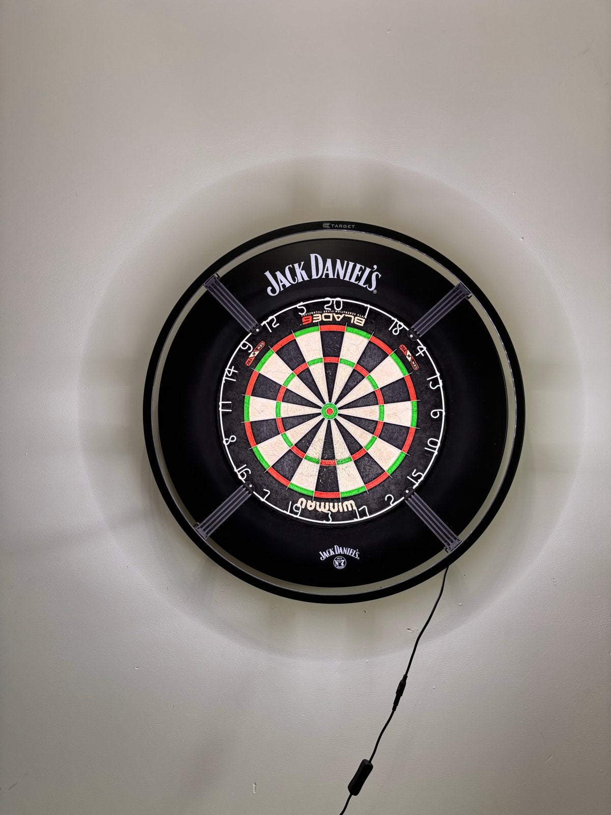 Licht ring darts target corona, Ophalen of Verzenden, Zo goed als nieuw, Overige typen