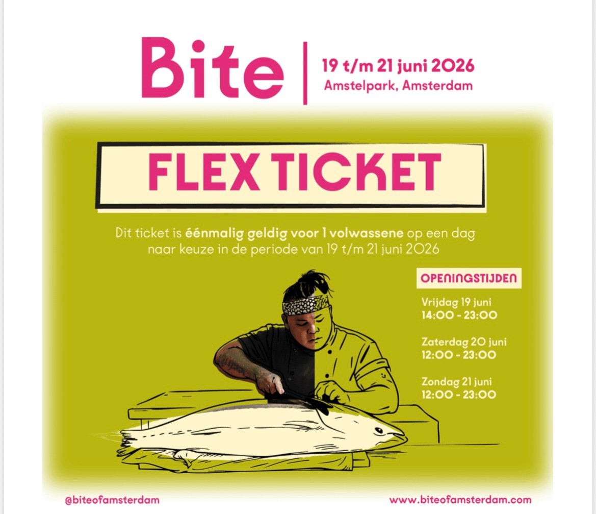 Tickets Amsterdam Bite festival, Twee personen