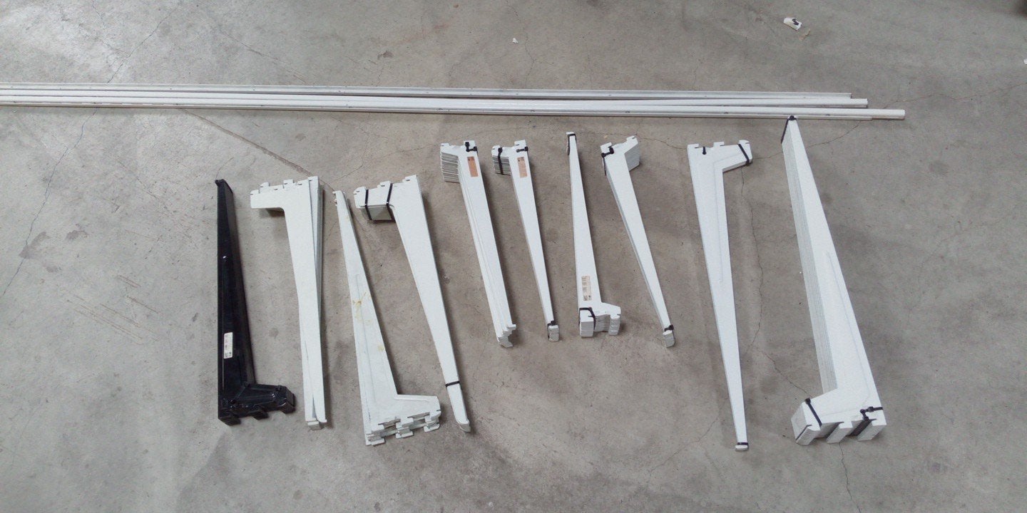 Wandrail dragers plankdragers element system, Ophalen