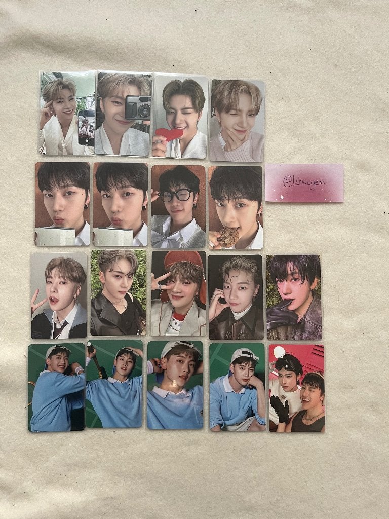 ZB1 Zerobaseone matthew photocard set kpop, Verzenden, Zo goed als nieuw, Foto of Kaart