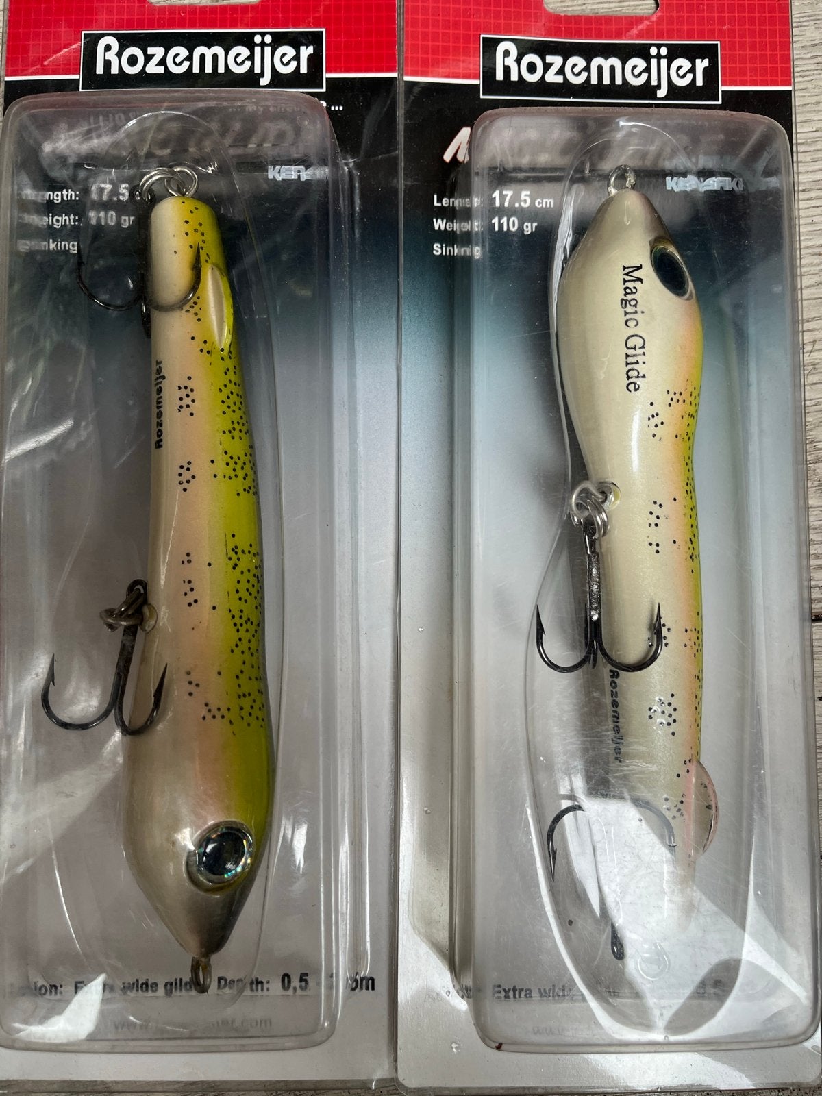 RozeMeijer Magic Glide Kunstaas - 17.5cm, 110gr, Ophalen, Nieuw, Kunstaas