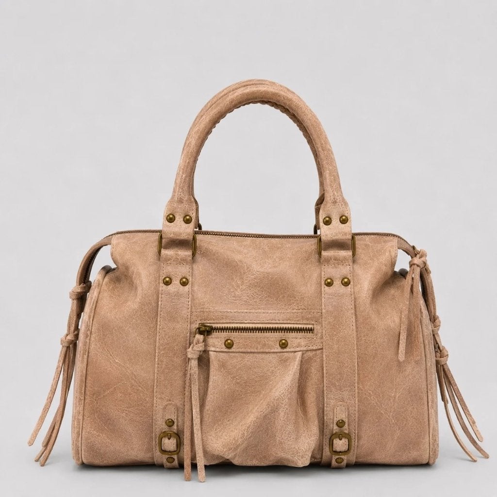 Schooltas It Girl, echt leer, ook voor laptop en ipad,, 30 tot 40 cm, Overige kleuren, Nieuw, Ophalen of Verzenden