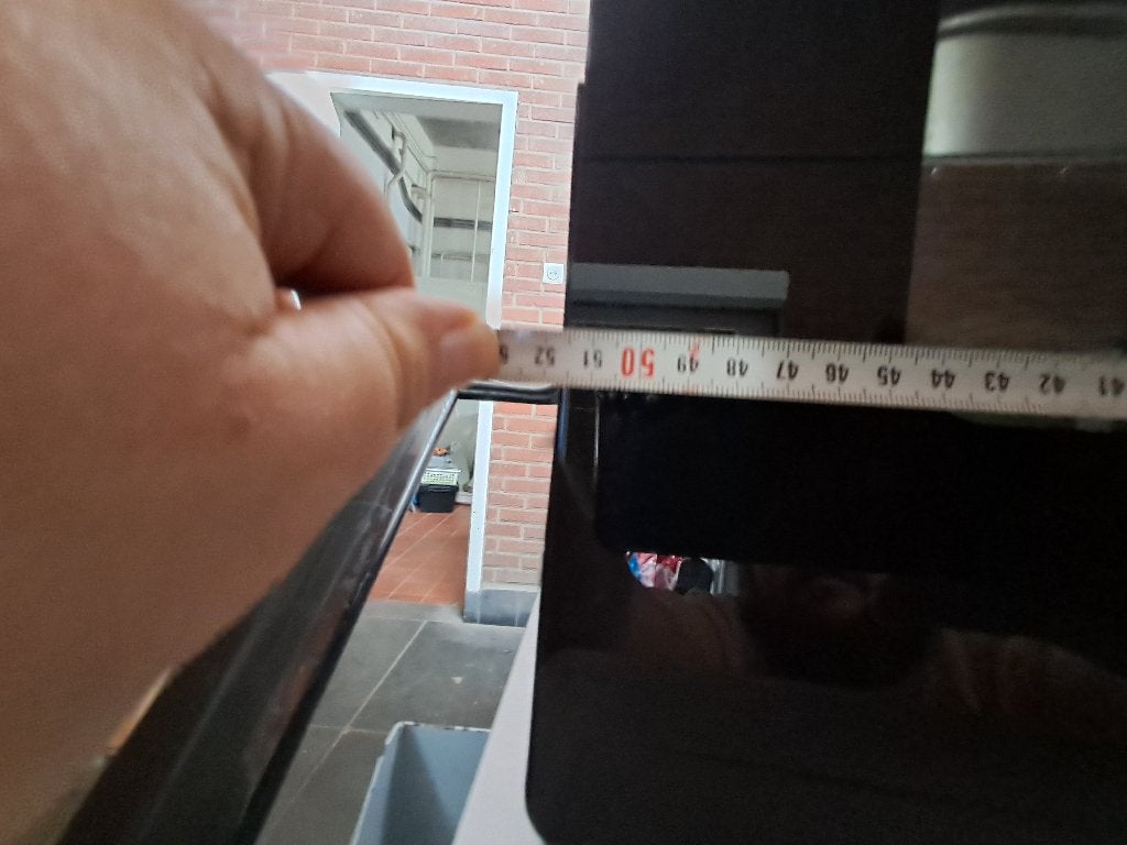 Inventum vrijstaande mini oven tafeloven zwart  CS27287, Ophalen, Minder dan 45 cm, Gebruikt, Hete lucht