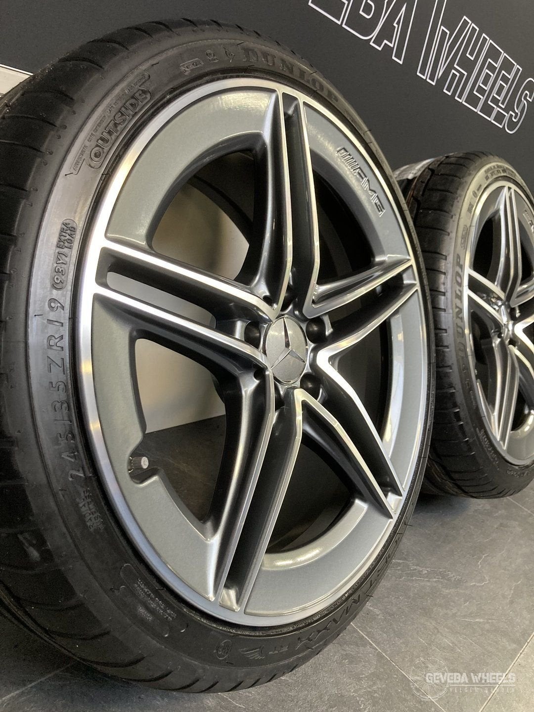 19” originele Mercedes W177 A45 X117 CLA45 AMG velgen banden, Auto-onderdelen, Banden en Velgen, 19 inch, -, -, Banden en Velgen