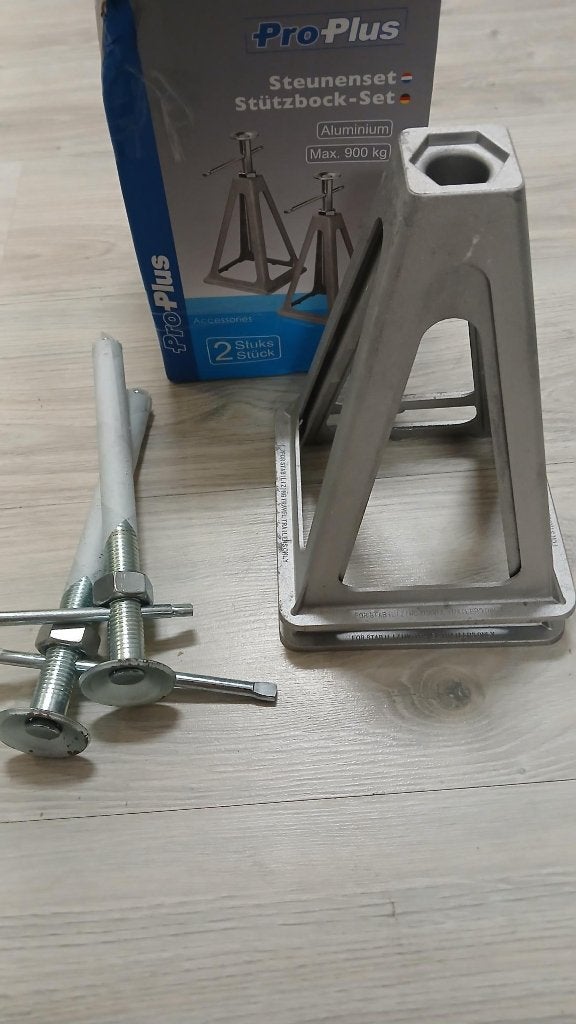 steunenset aluminium 2 stuks, Caravans en Kamperen, Caravan accessoires, Ophalen of Verzenden, Nieuw