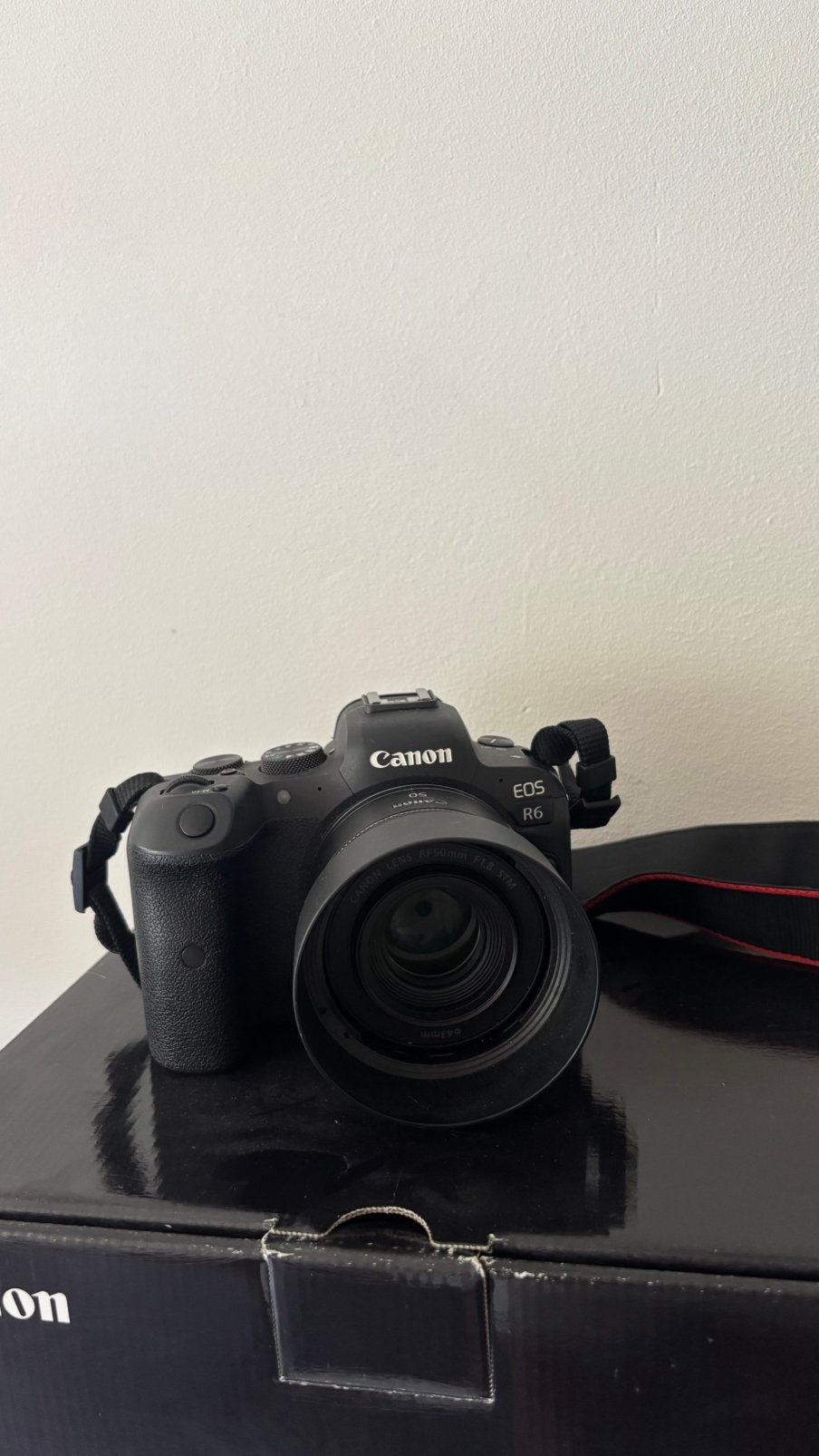 Canon R6 + 50mm lens + accu’s + blackmist filter, Gebruikt, Spiegelreflex, Canon, Ophalen of Verzenden
