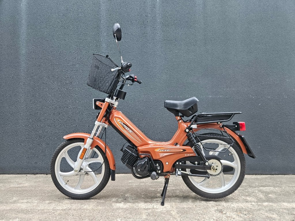Uniek! Tomos A35 Luxe E-start snorbrommer (25KM) 893KM!, Fietsen en Brommers, Snorfietsen en Snorscooters, Ophalen, Tomos, Zo goed als nieuw