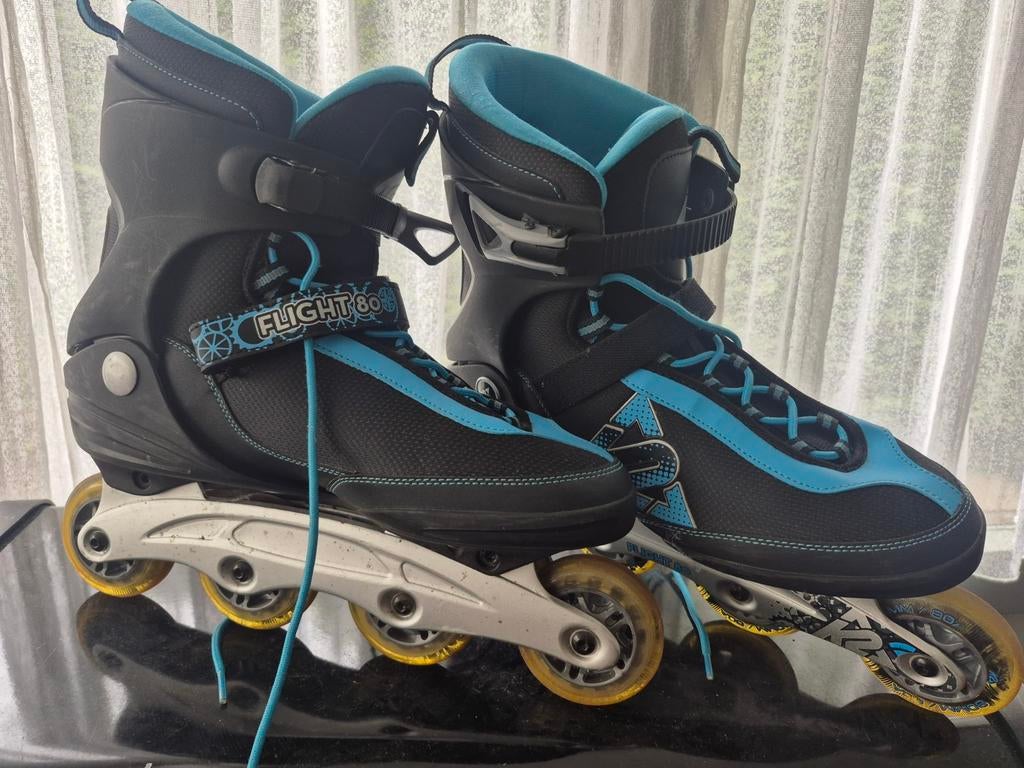 K2 Flight 80M Inline Skates - Maat 47, Sport en Fitness, Skeelers, K2, Gebruikt, Heren, Ophalen of Verzenden