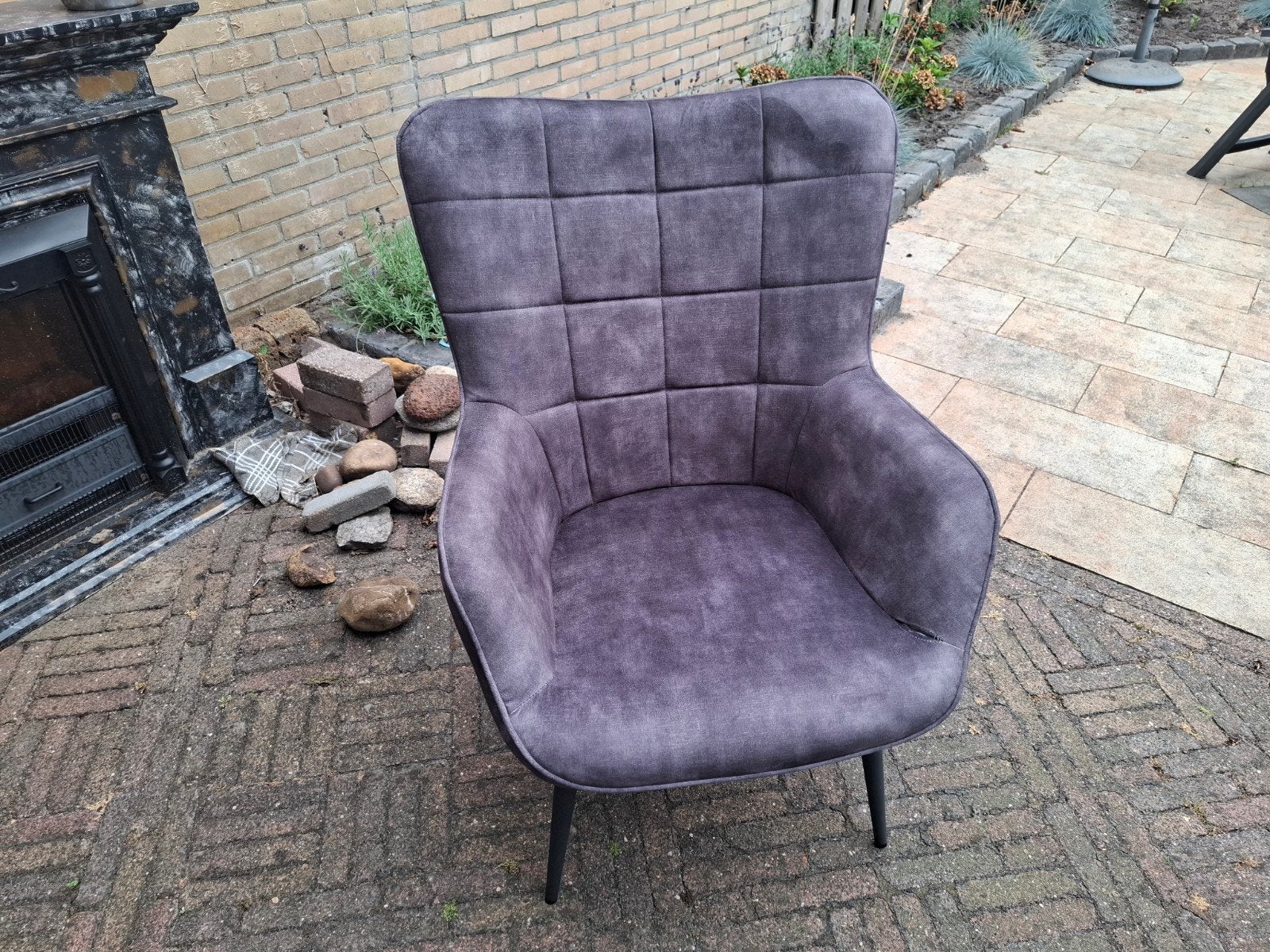 2 fauteuils., Huis en Inrichting, Ophalen, Minder dan 75 cm, Zo goed als nieuw, Stof
