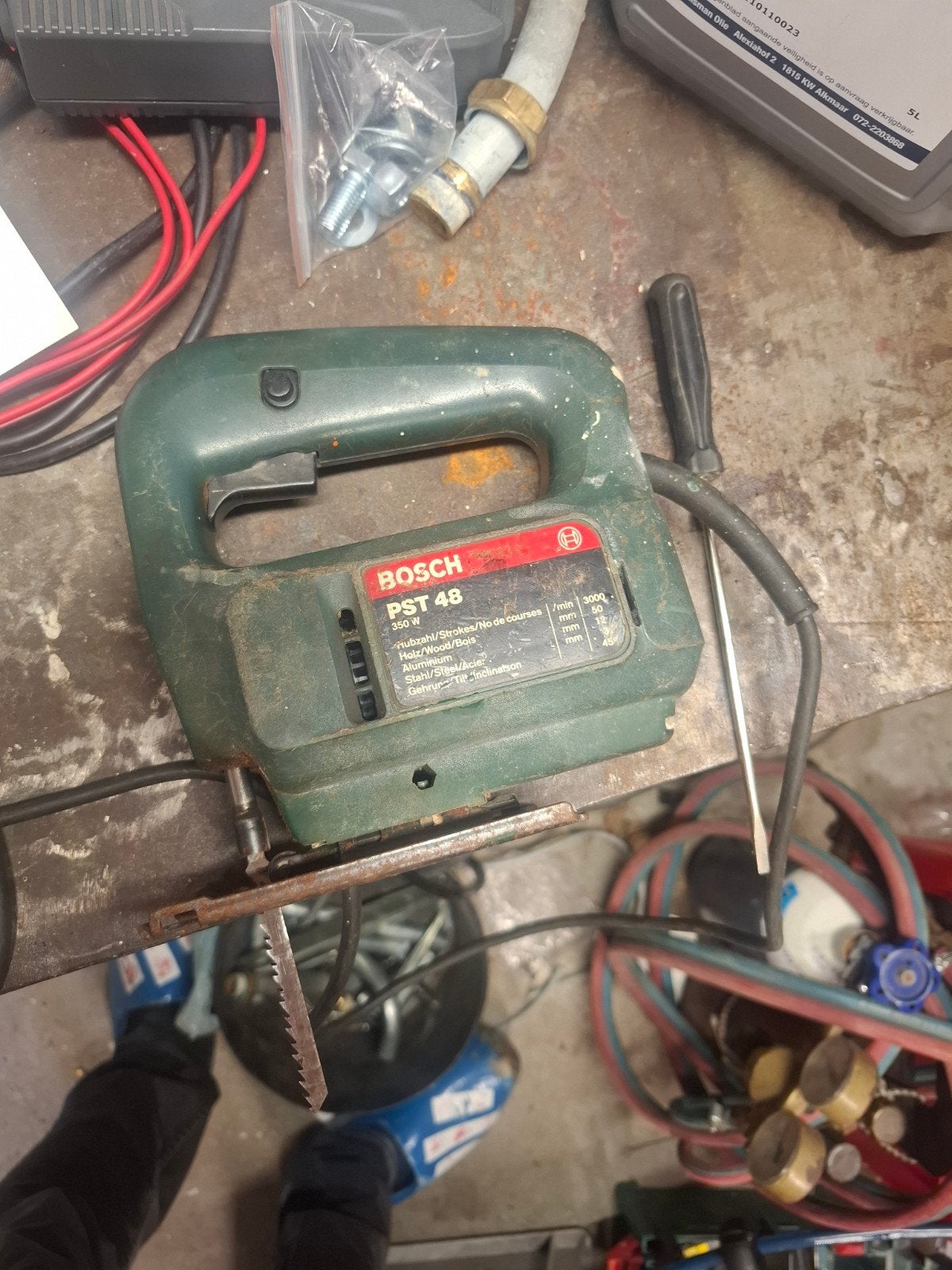 Bosch PST 48 Decoupeerzaag - 350W, Gebruikt, Decoupeerzaag, Ophalen of Verzenden, 30 tot 70 mm
