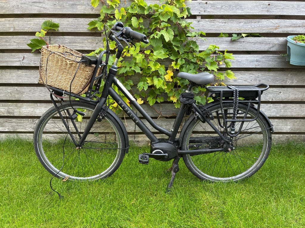 Gazelle heavy duty damesfiets elektrisch 54 inch 400wh, Ophalen, 53 tot 56 cm, Velgrem, Versnellingen