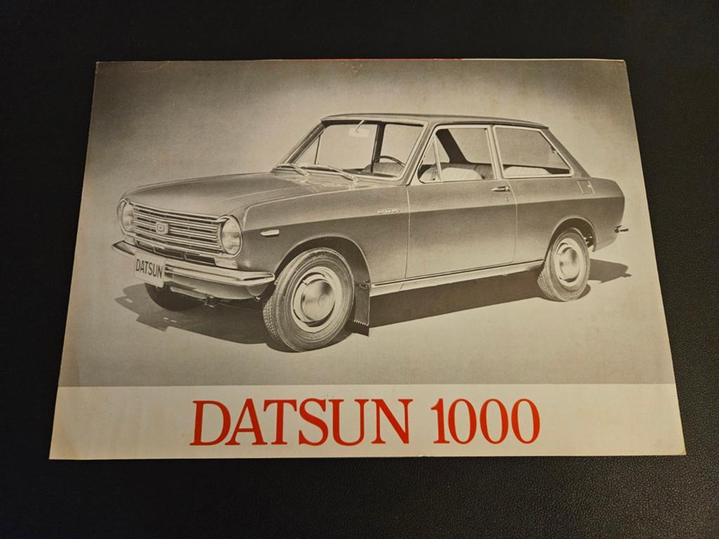 Brochure Datsun 1000 / 1000 Van 1969, Boeken, Auto's | Folders en Tijdschriften, Ophalen of Verzenden, Zo goed als nieuw, Overige merken