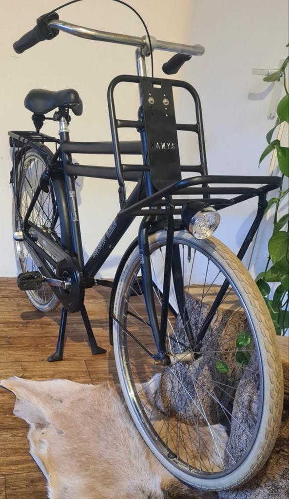 Matzwarte CORTINA type U4 Transportfiets || Herenfiets || N3, Fietsen en Brommers, Fietsen | Heren | Herenfietsen, Zo goed als nieuw