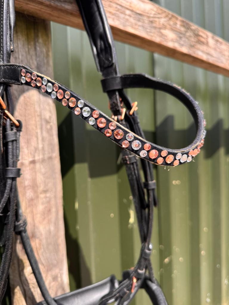 Zwart hoofdstel FULL, Dieren en Toebehoren, Paarden en Pony's | Hoofdstellen en Tuigage, Ophalen of Verzenden, Zo goed als nieuw