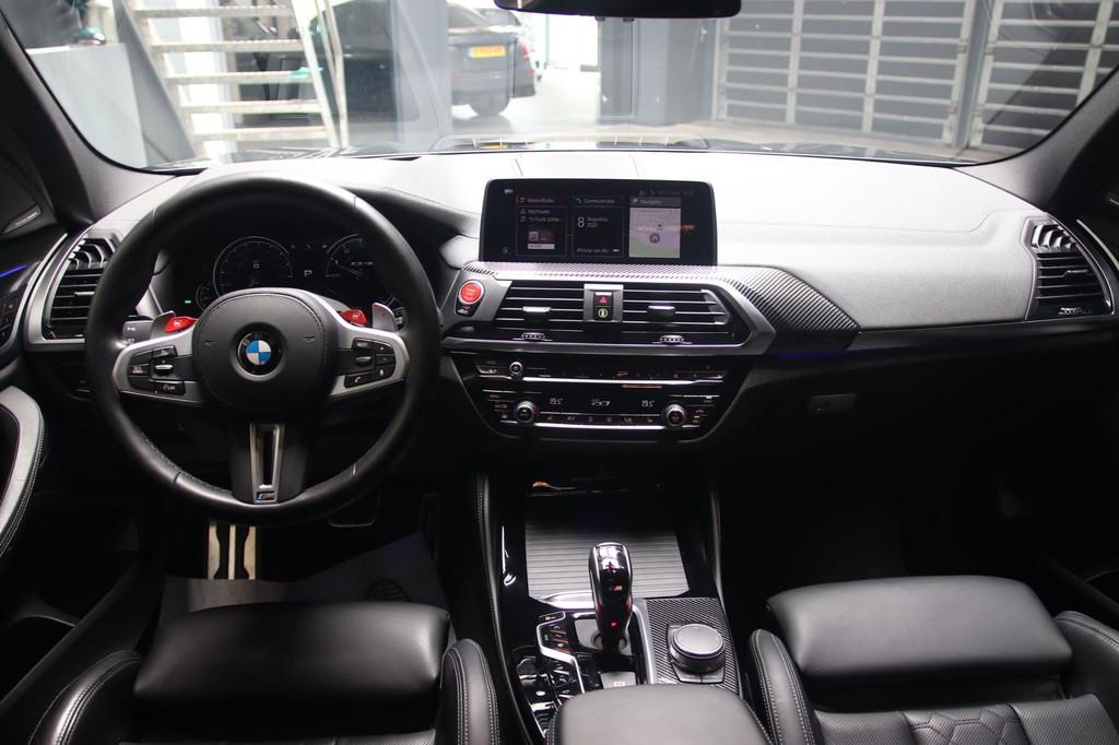 BMW X3 M Competition AKRAPOVIC-CARBON-H&K-HUD-360-DEALER, Automaat, Gebruikt, Zwart, Zwart