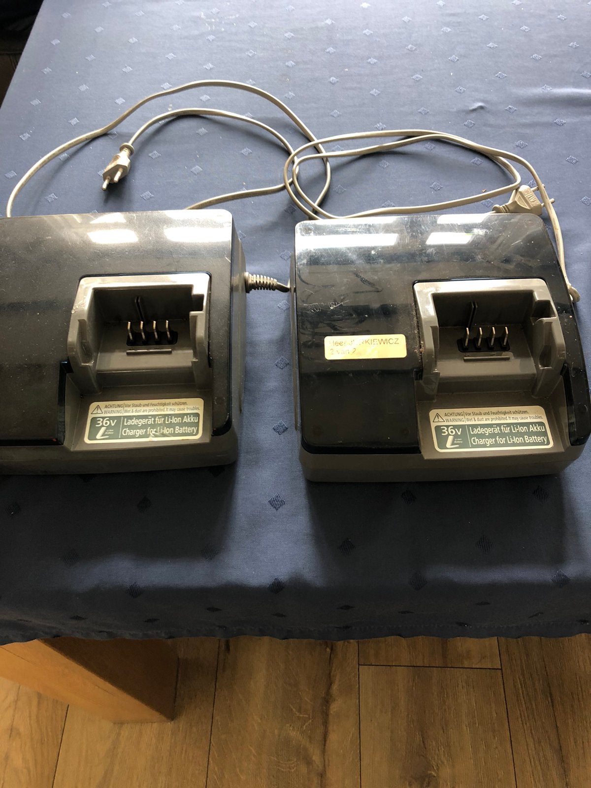 2 Keer Flyer 36 Volt Accu Lader DEFECT, Ophalen of Verzenden, Gebruikt