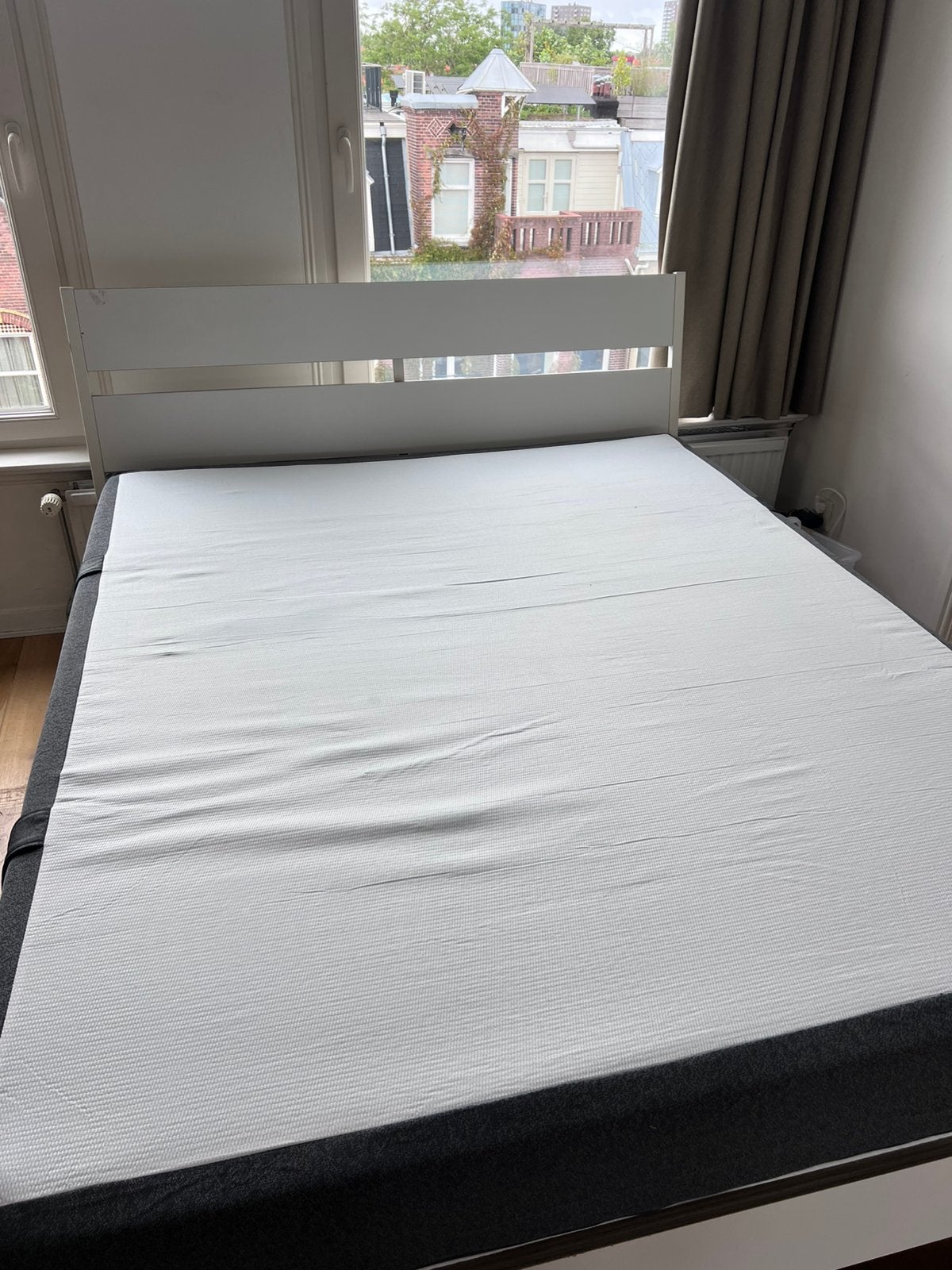 Emma foam mattress 160*200, Ophalen, Zo goed als nieuw, Tweepersoons, 160 cm