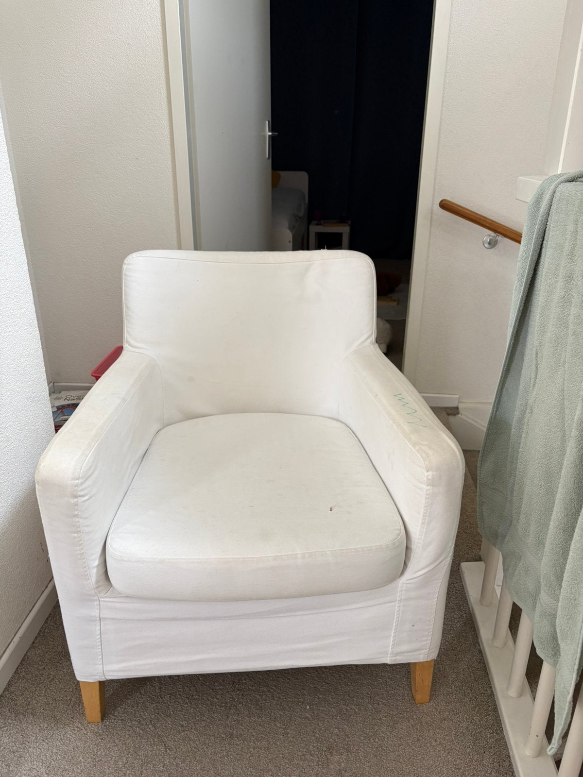Ikea fauteuil GRATIS, Ophalen, Gebruikt, Eenpersoons, 75 tot 100 cm