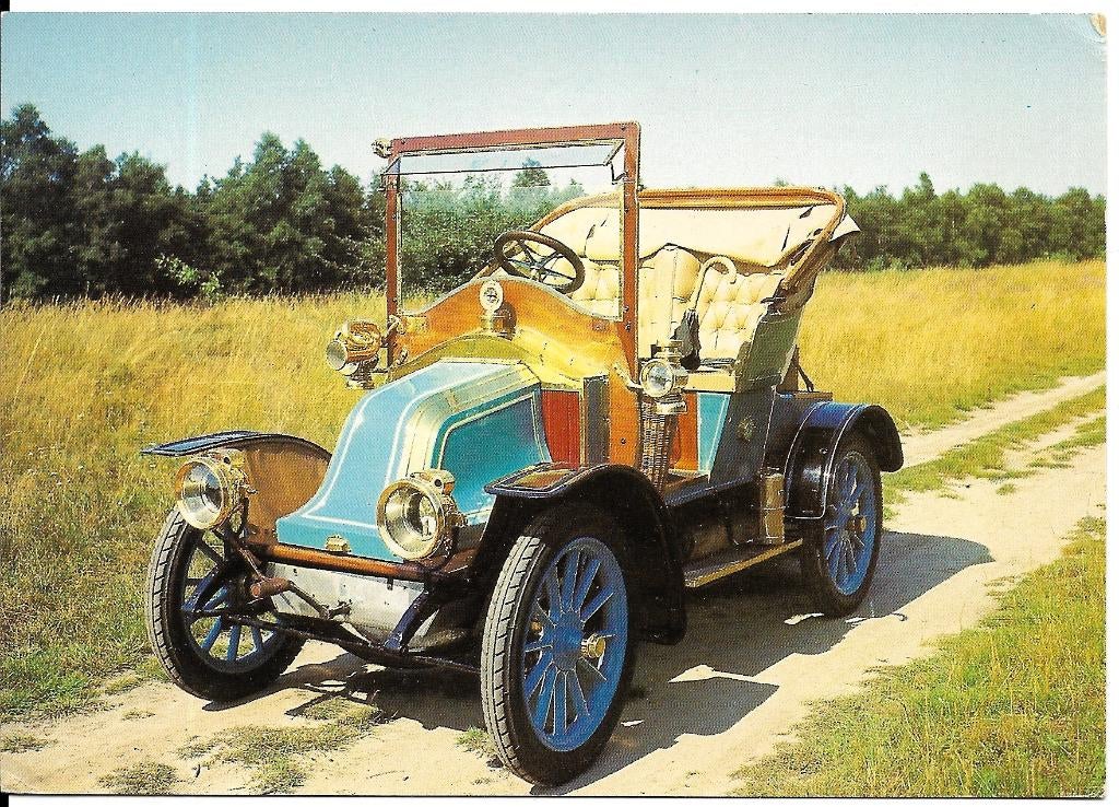 Ansichtkaart	Drunen	Autotron	Lips	Automuseum	Renault 1908, Verzenden, 1980 tot heden, Gelopen, Noord-Brabant