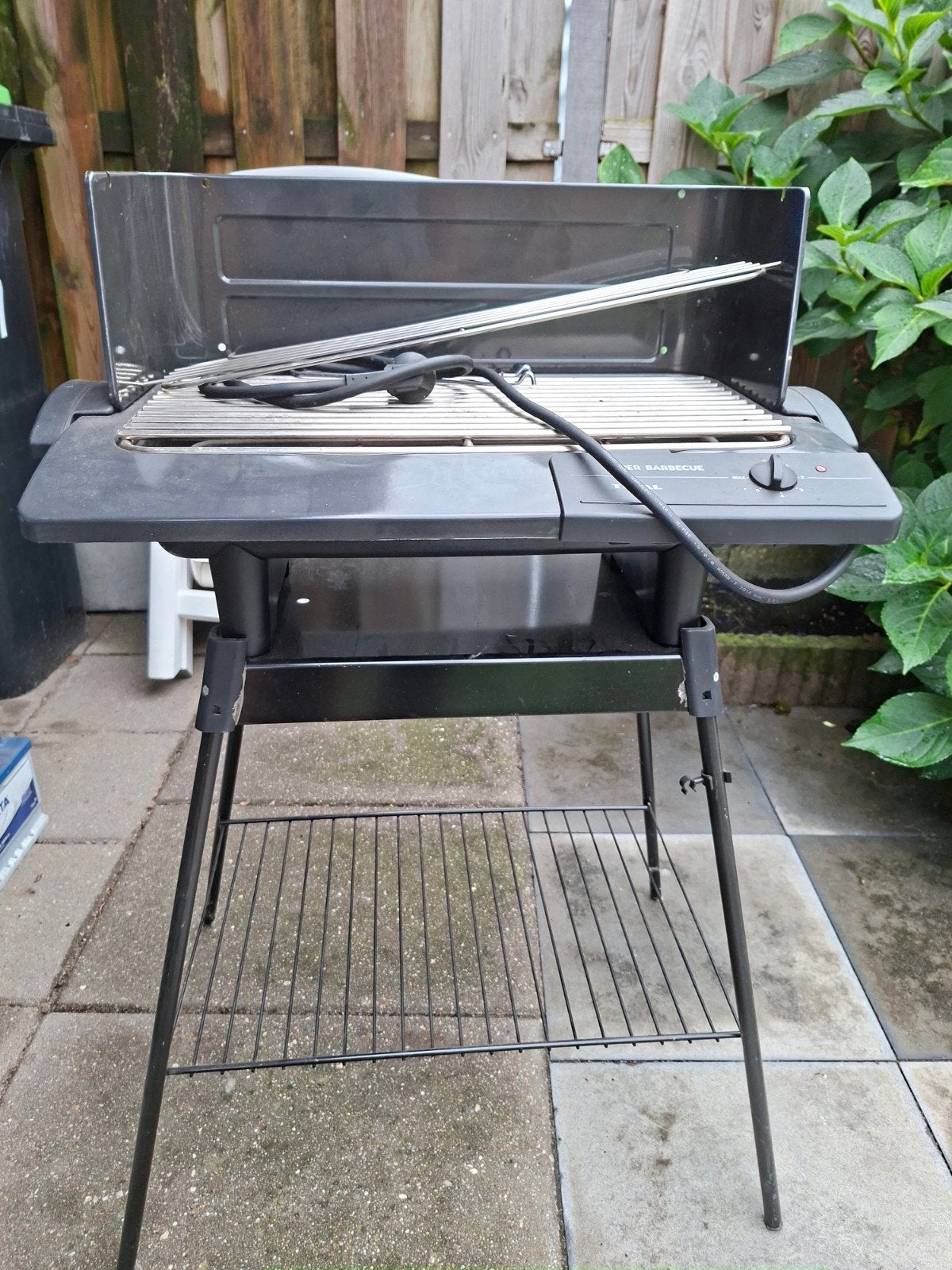 Tefal Super Barbecue - Elektrische BBQ met standaard, Ophalen of Verzenden, Gebruikt, Tefal