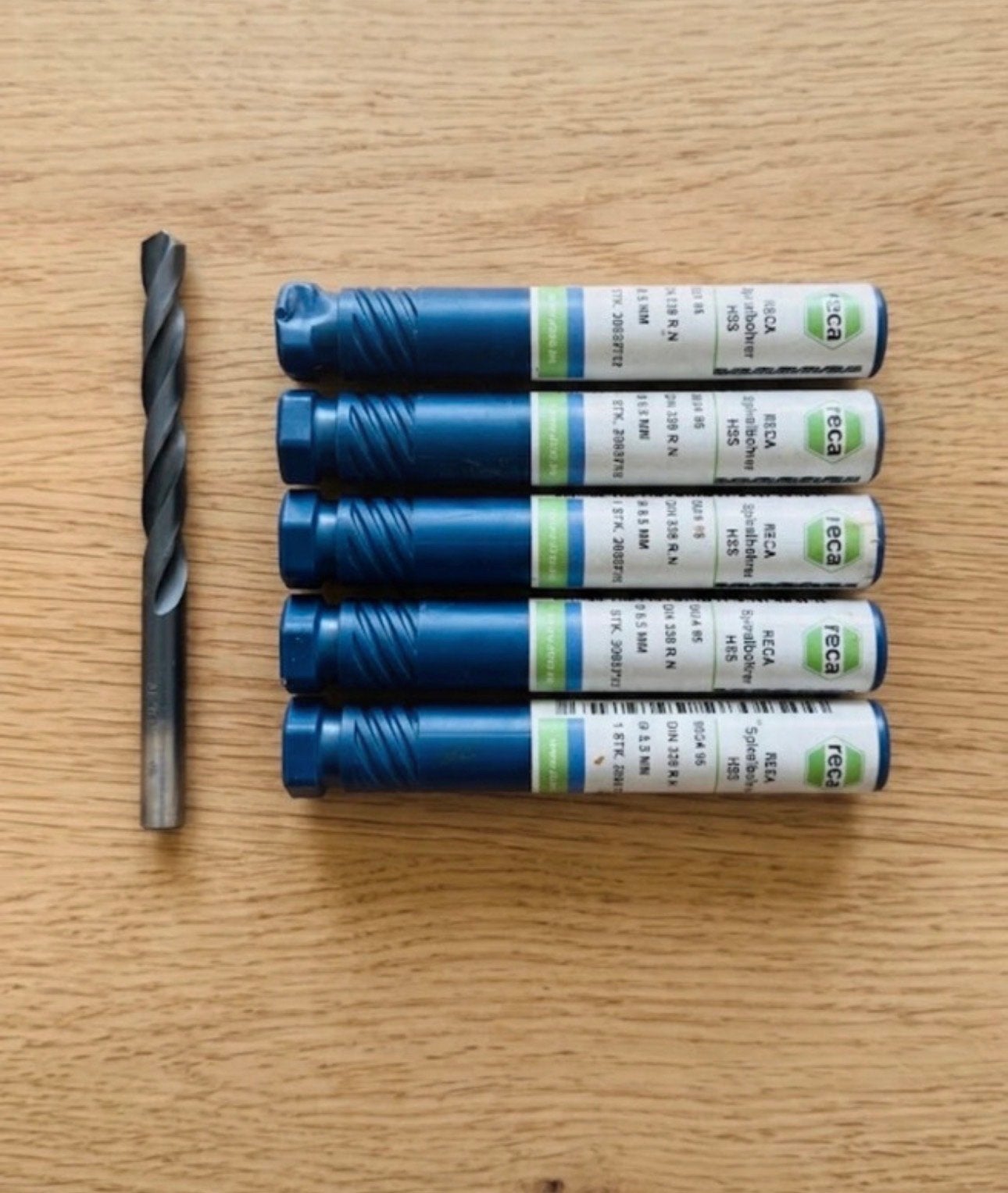 RECA Spiraalboren HSS - Set van 6 (Nieuw), Ophalen of Verzenden, Nieuw, Overige typen