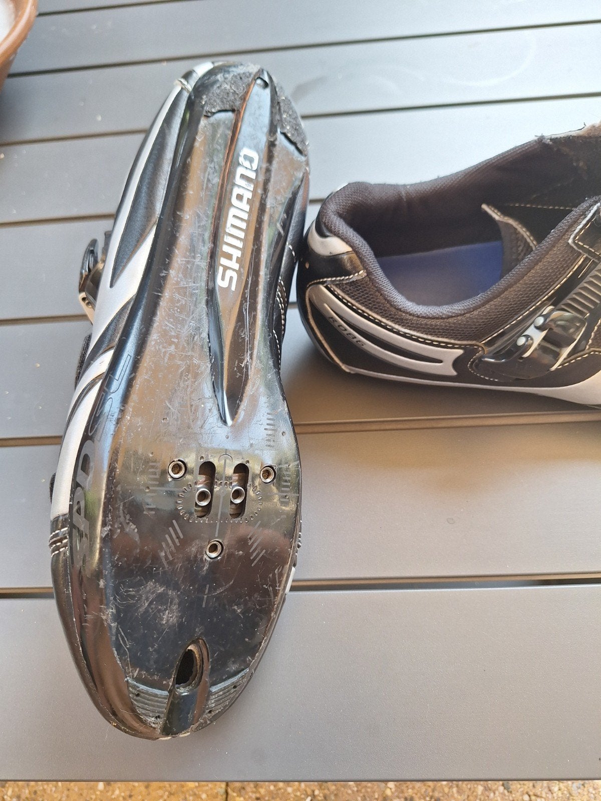 Shimano SPD-SL racefietsschoenen, maat 47, Ophalen of Verzenden, Gebruikt