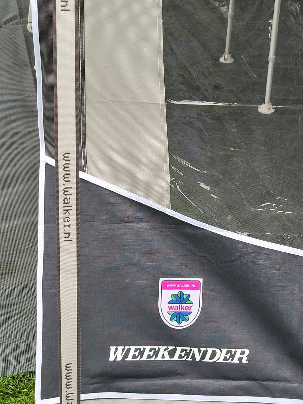 Caravan luifel Walker Weekender 240 Antraciet., Caravans en Kamperen, Ophalen, Zo goed als nieuw