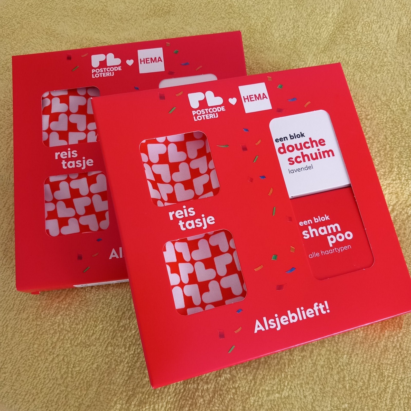 Hema Postcode Loterij Reis Tasje Doucheschuim Shampoo Nieuw, Ophalen, Nieuw