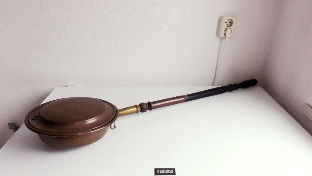 Bedpan, antieke koperen bedpan, Ophalen of Verzenden