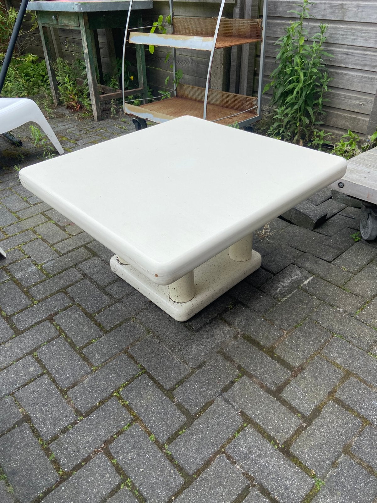 Tafel, Tuin en Terras, Ligbedden, Ophalen, Zo goed als nieuw, Kunststof