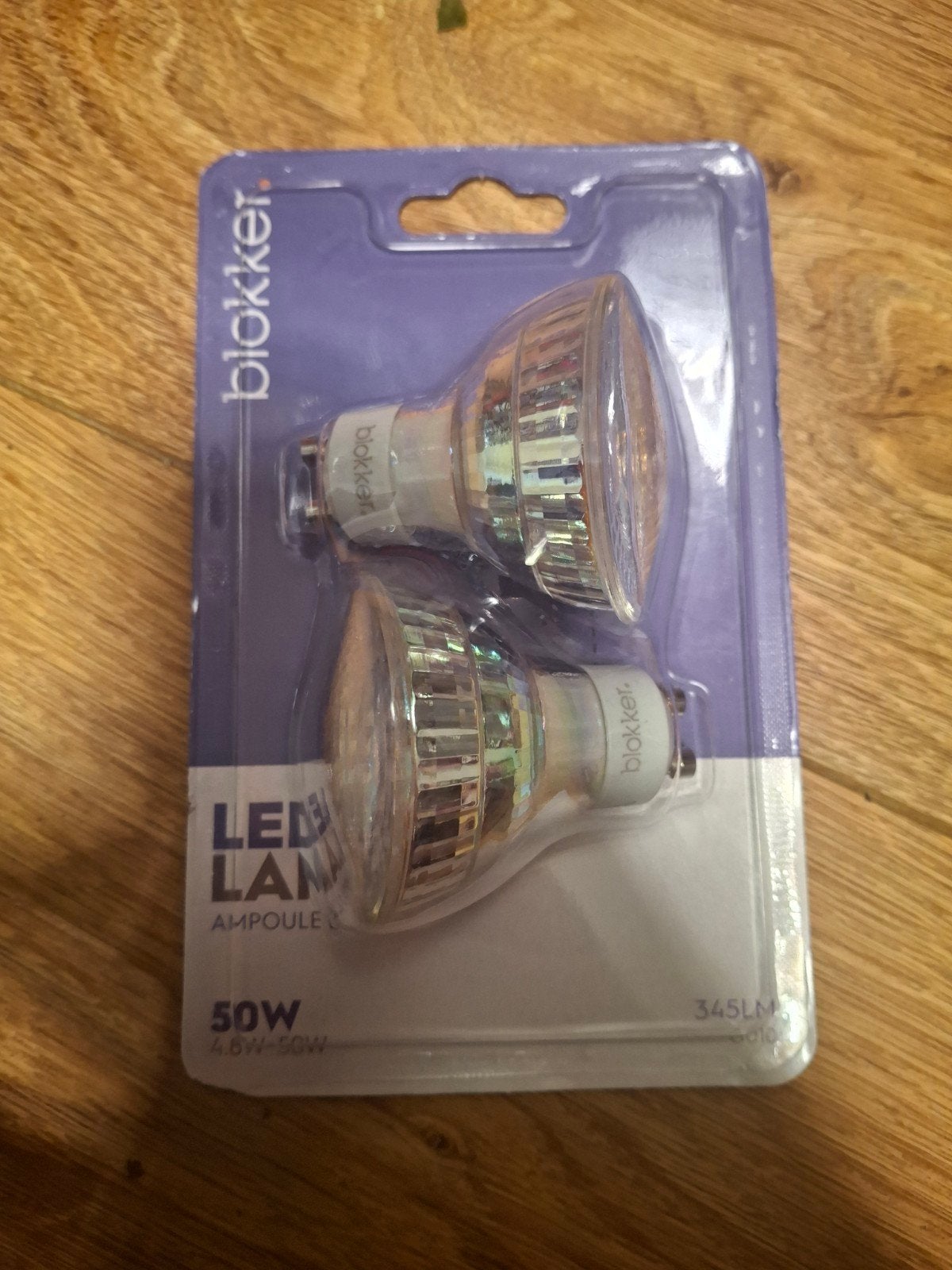 Blokker LED Lamp GU10 345 Lumen 2700K (2 stuks), 30 tot 60 watt, Led-lamp, GU10, Nieuw