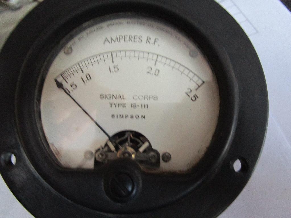 Vintage SimpsonSignal meter, Verzamelen, Ophalen of Verzenden, Landmacht, Nederland