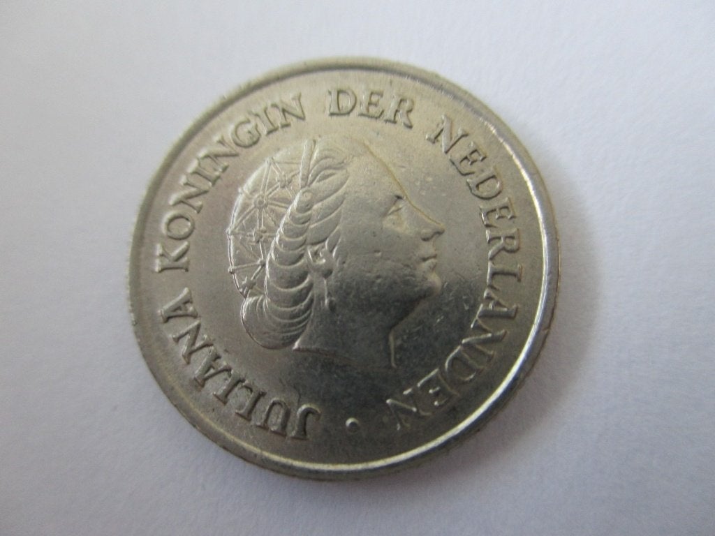 Kwartje 1961, Postzegels en Munten, Munten | Nederland, Ophalen of Verzenden, Koningin Juliana, 25 cent, Losse munt