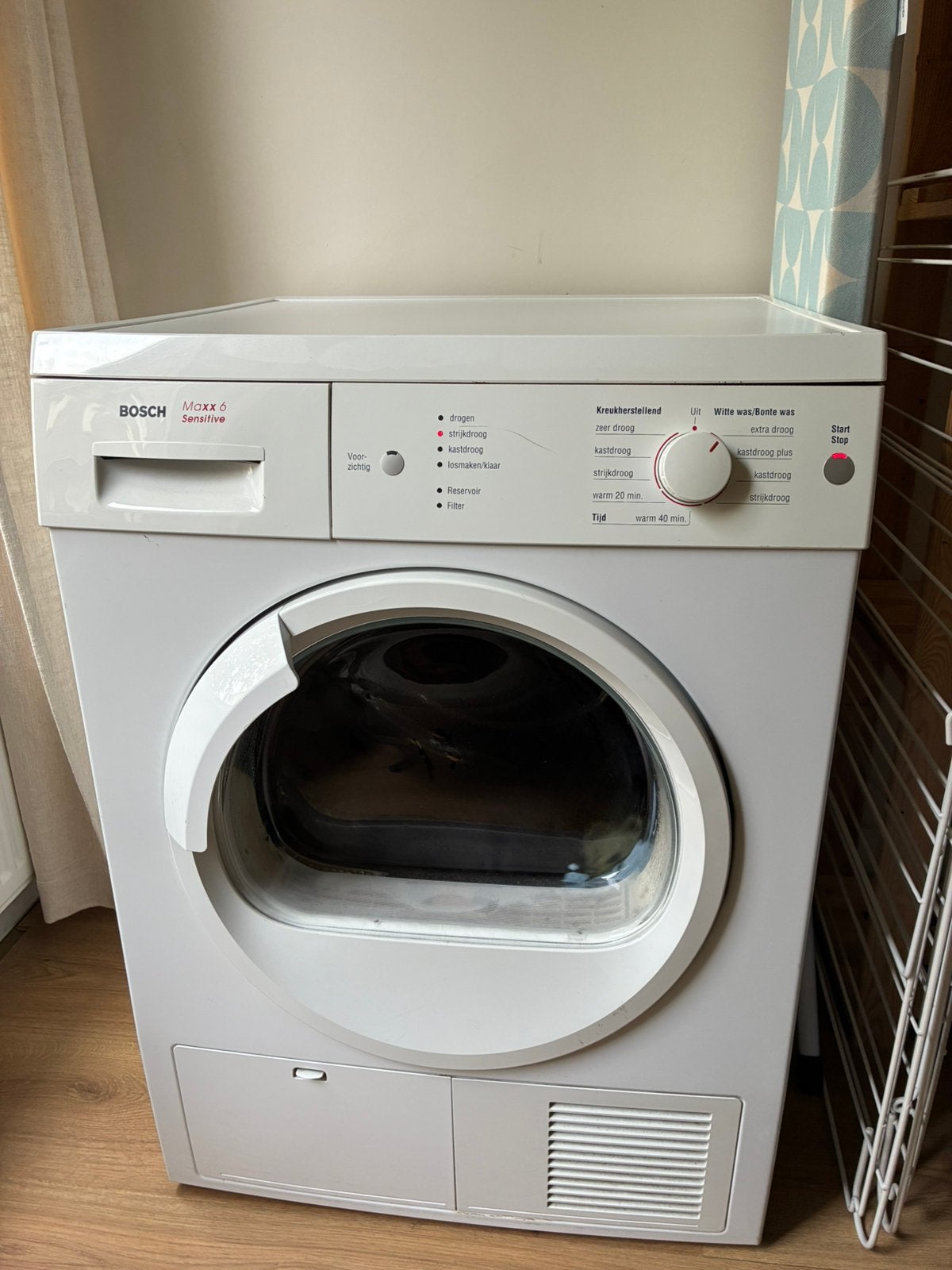 Bosch droger, Witgoed en Apparatuur, Wasdrogers, Ophalen, 6 tot 8 kg, Zo goed als nieuw, 85 tot 90 cm
