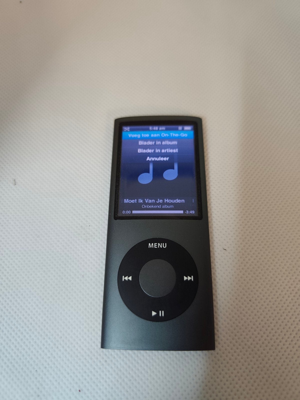 iPod Nano 8GB met JBL Docking Station en Afstandsbediening, Gebruikt, Zwart, Ophalen of Verzenden, Nano