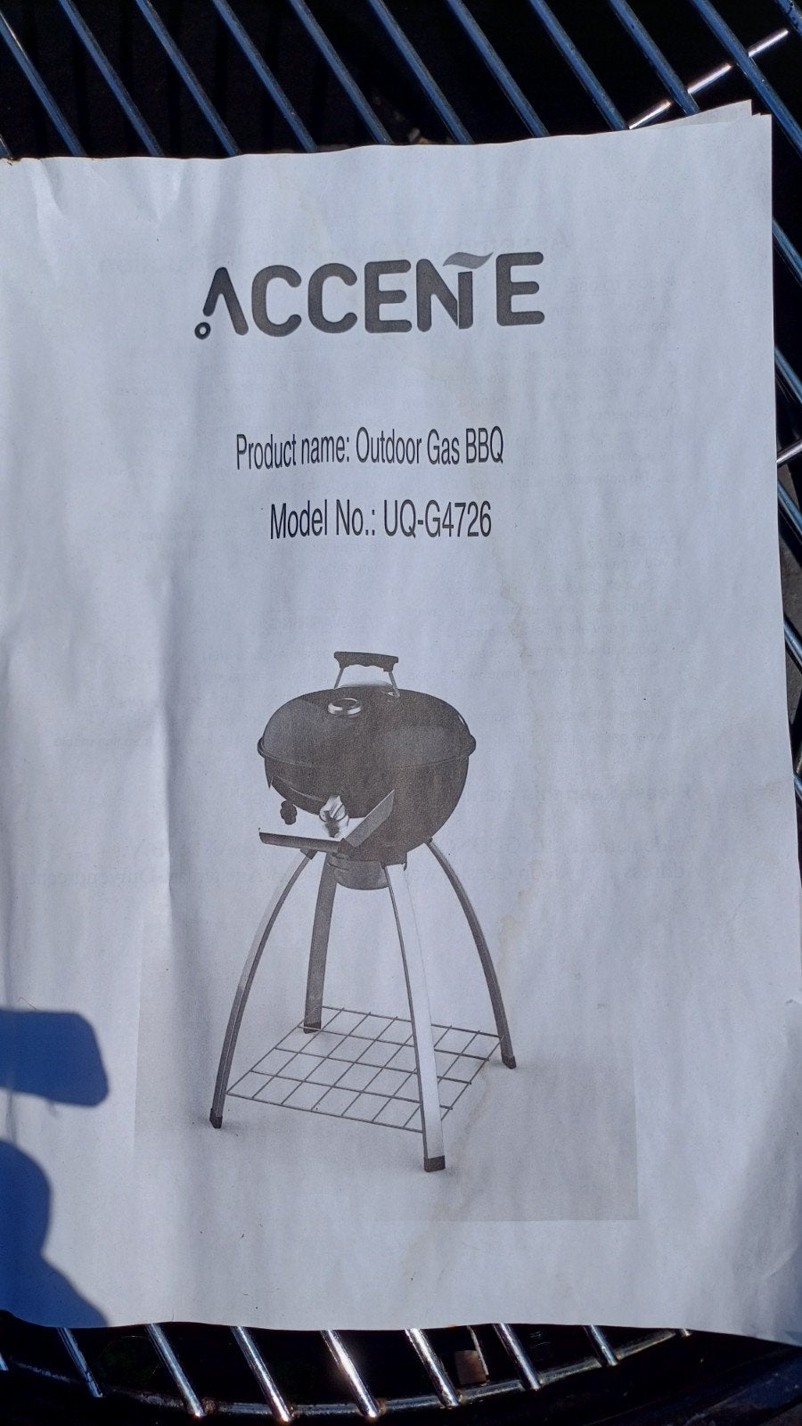 Gas bbq van Cadac met pizza steen, Ophalen, Gebruikt