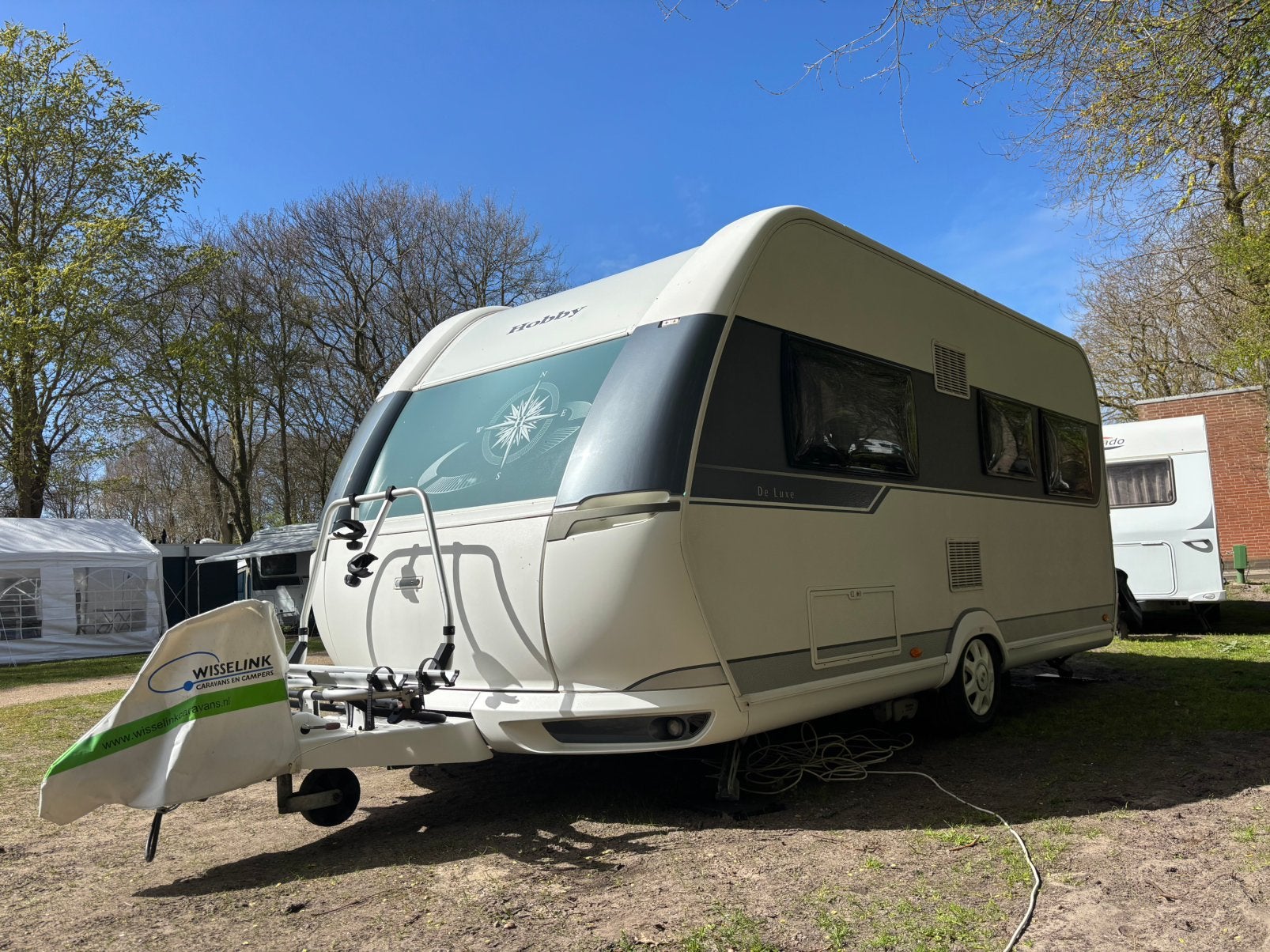 Hobby 460 UFE. Voortent, Mover en Bovag Keuring!, Hobby, Particulier, 4 tot 5 meter, Tot en met 4