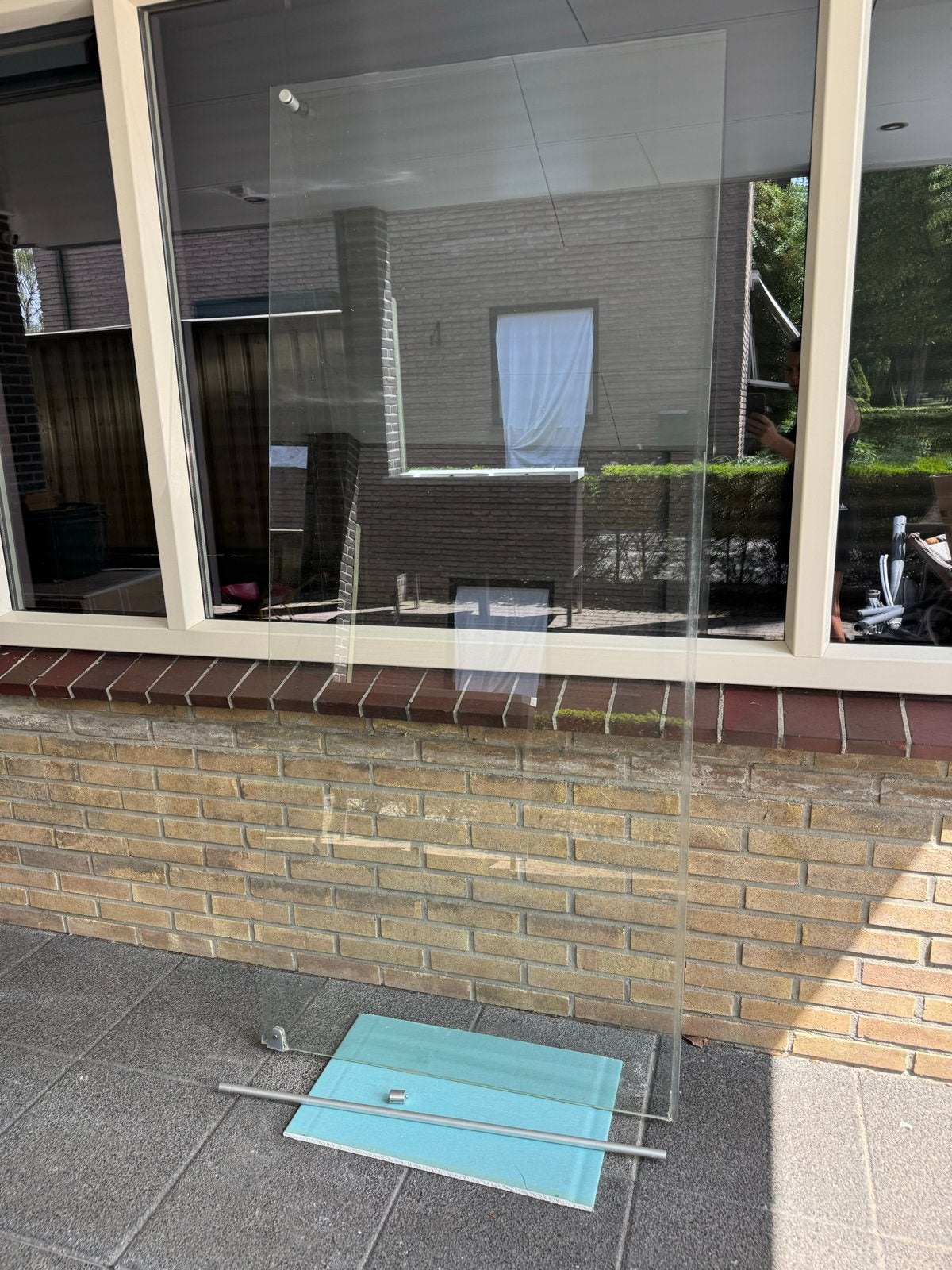 Douchewand, Ophalen, Gebruikt, 80 tot 120 cm, 160 cm of meer