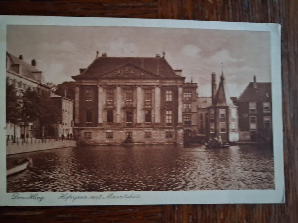 Den Haag - Hofvijver met Mauritshuis, Verzenden, 1920 tot 1940, Zuid-Holland