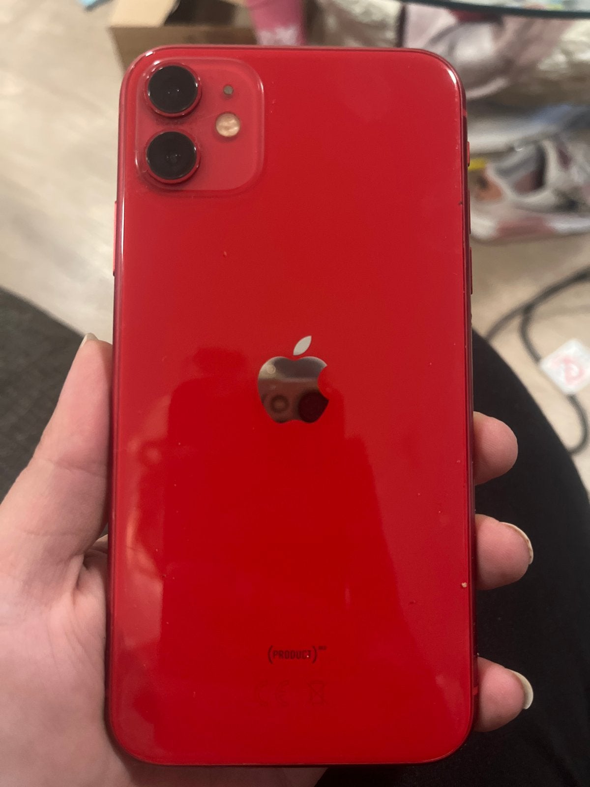 iPhone 11 Rood - Goed onderhouden, Face ID geblokkeerd, Ophalen, Gebruikt, IPhone 11, 64 GB