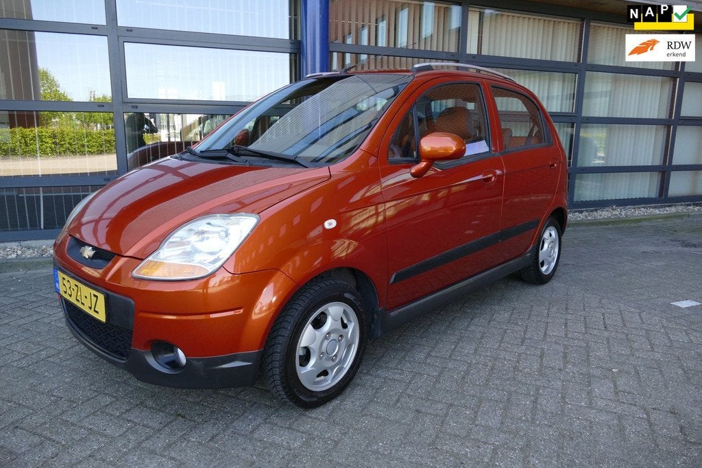 Chevrolet Matiz 0.8 Style Airco Apk 31-3-2027 Stuurbekrachti, Auto's, Chevrolet, Voorwielaandrijving, Stof, Gebruikt, Origineel Nederlands