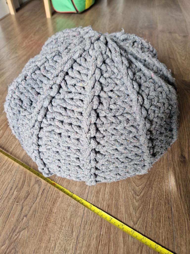 Decoratieve poef, Ophalen, Minder dan 50 cm, Rond, Minder dan 50 cm