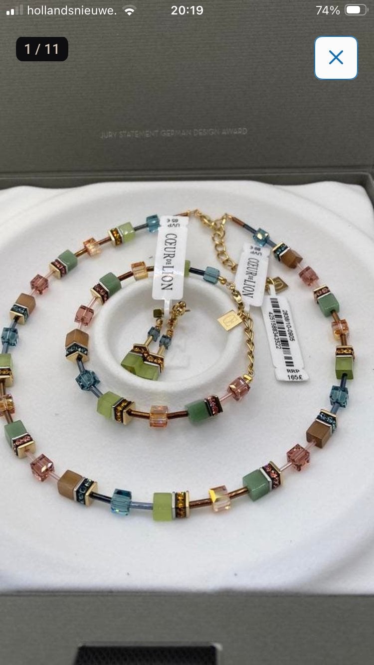 ❤️Coeur de lion❤️, Sieraden, Tassen en Uiterlijk, Ophalen of Verzenden, Zo goed als nieuw, Goud, Overige materialen