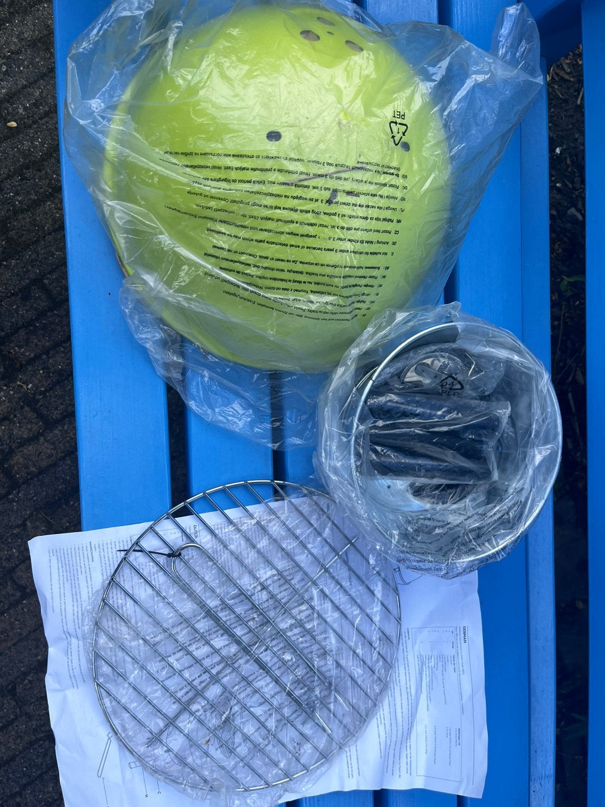 12 inch BBQ (barbecue) appeltjes groen ( nieuw), Ophalen of Verzenden, Nieuw, Met accessoires